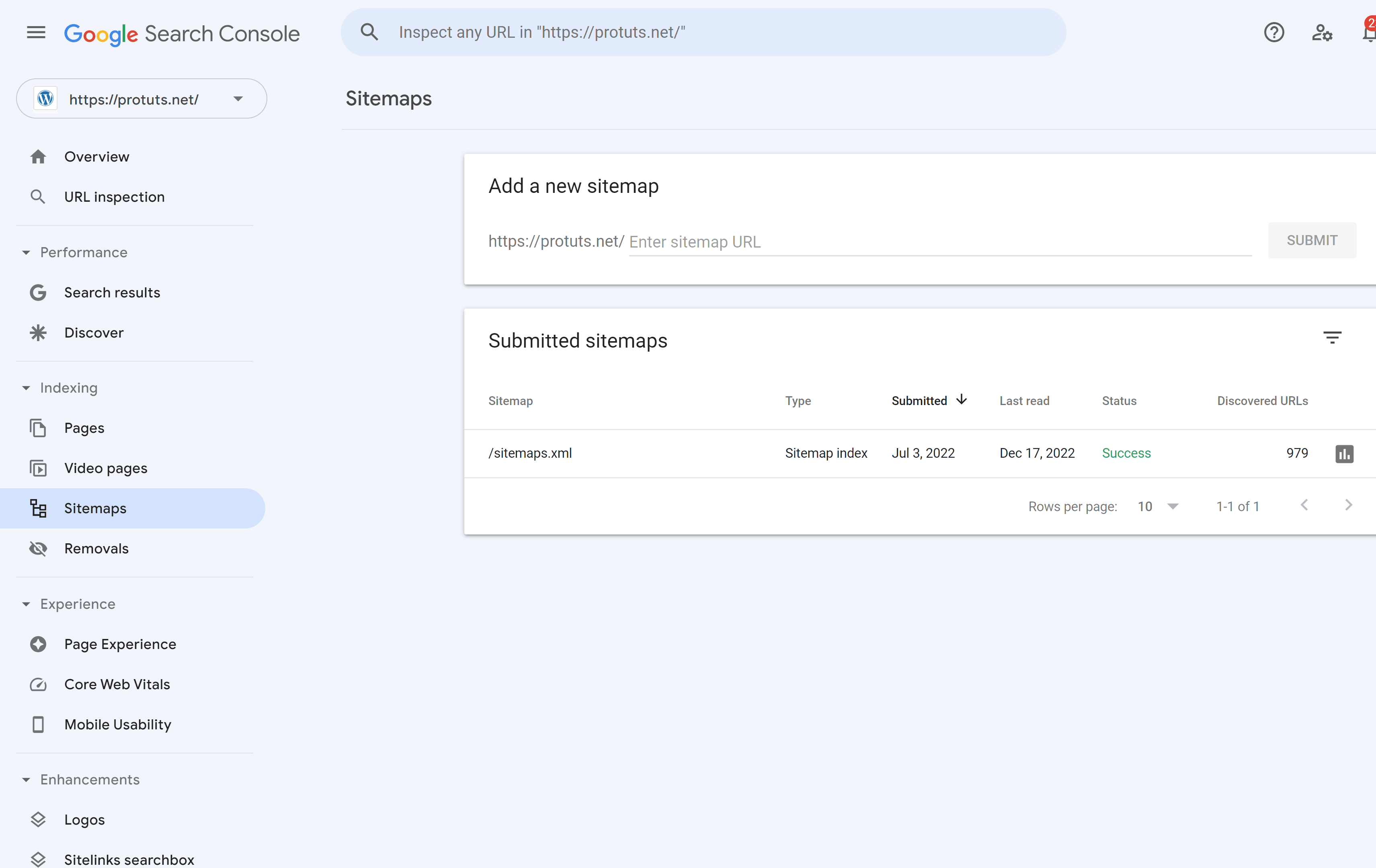 SITEMAP GOOGLE SEARCH CONSOLE INDICIZZAZIONE SEO DEL SITO WEB