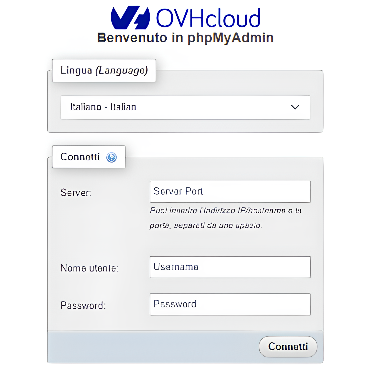 PHPMYADMIN OVH SALUTE DEL SITO WEB PER WORDPRESS