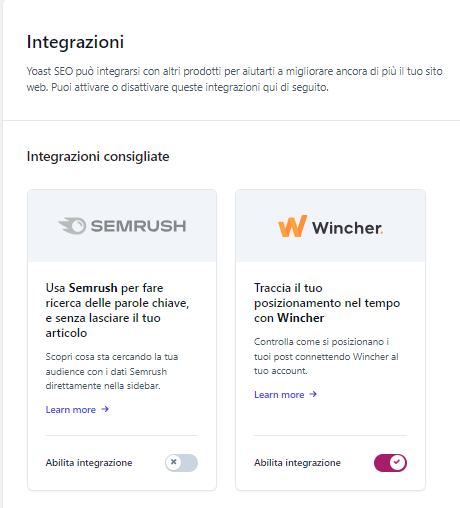 yoast seo integrazione